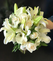 All White Surprise Flower Power, Florist Davenport FL